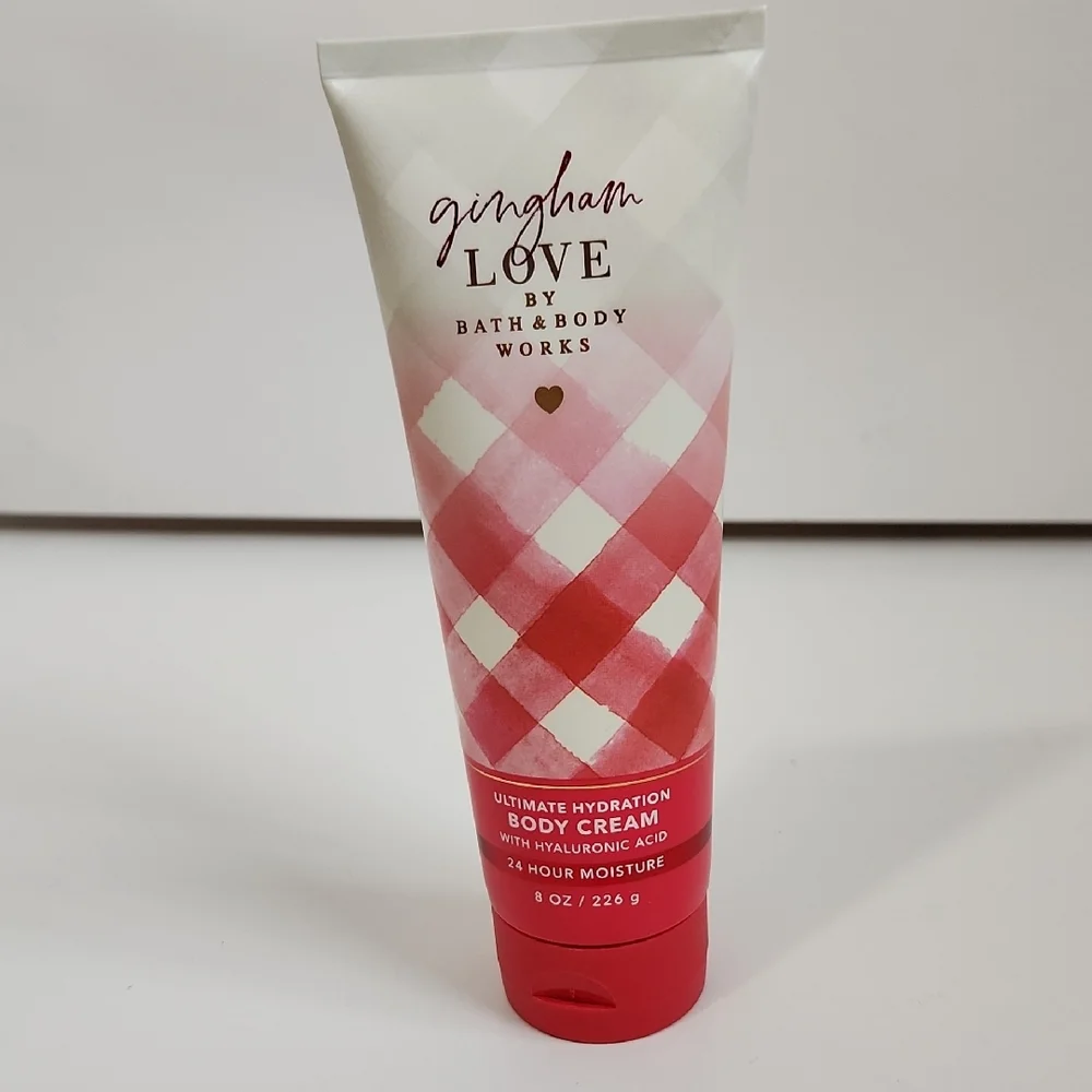 Bath & Body Works Gingham Love Ultimate Hydration Body Cream 8 oz NEW Shea Butte